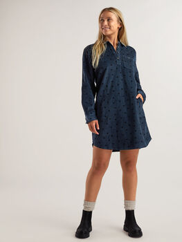 Toad&Co Women's Cascadia Popover Long Sleeve Dress