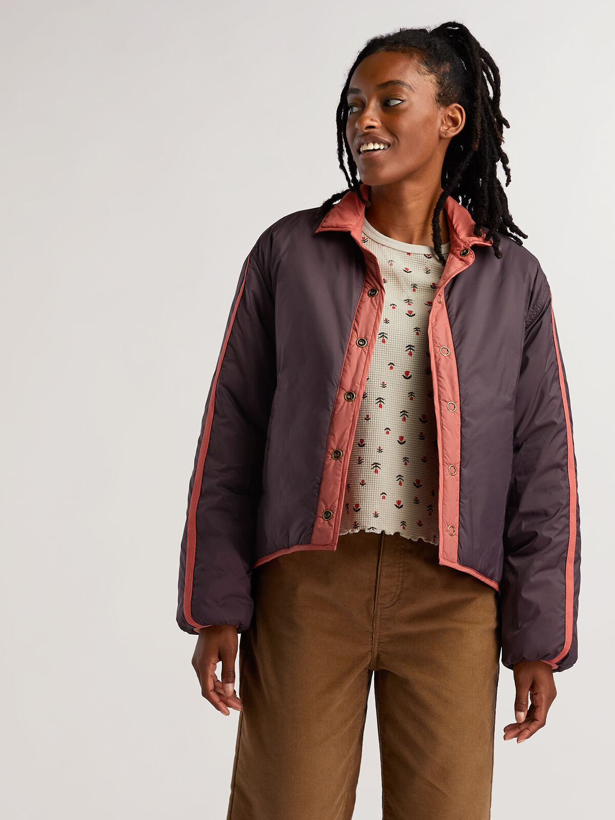 レディーブルゾン Women's Nina Leonard Pleather Moto Jacket