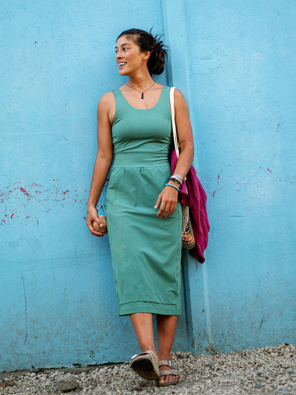 Built In Bra Dress: Limitless Midi
