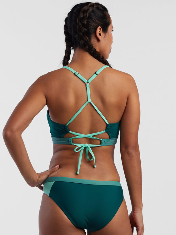 Tidal Rave Underwire Bikini Top - Colorblock, , original