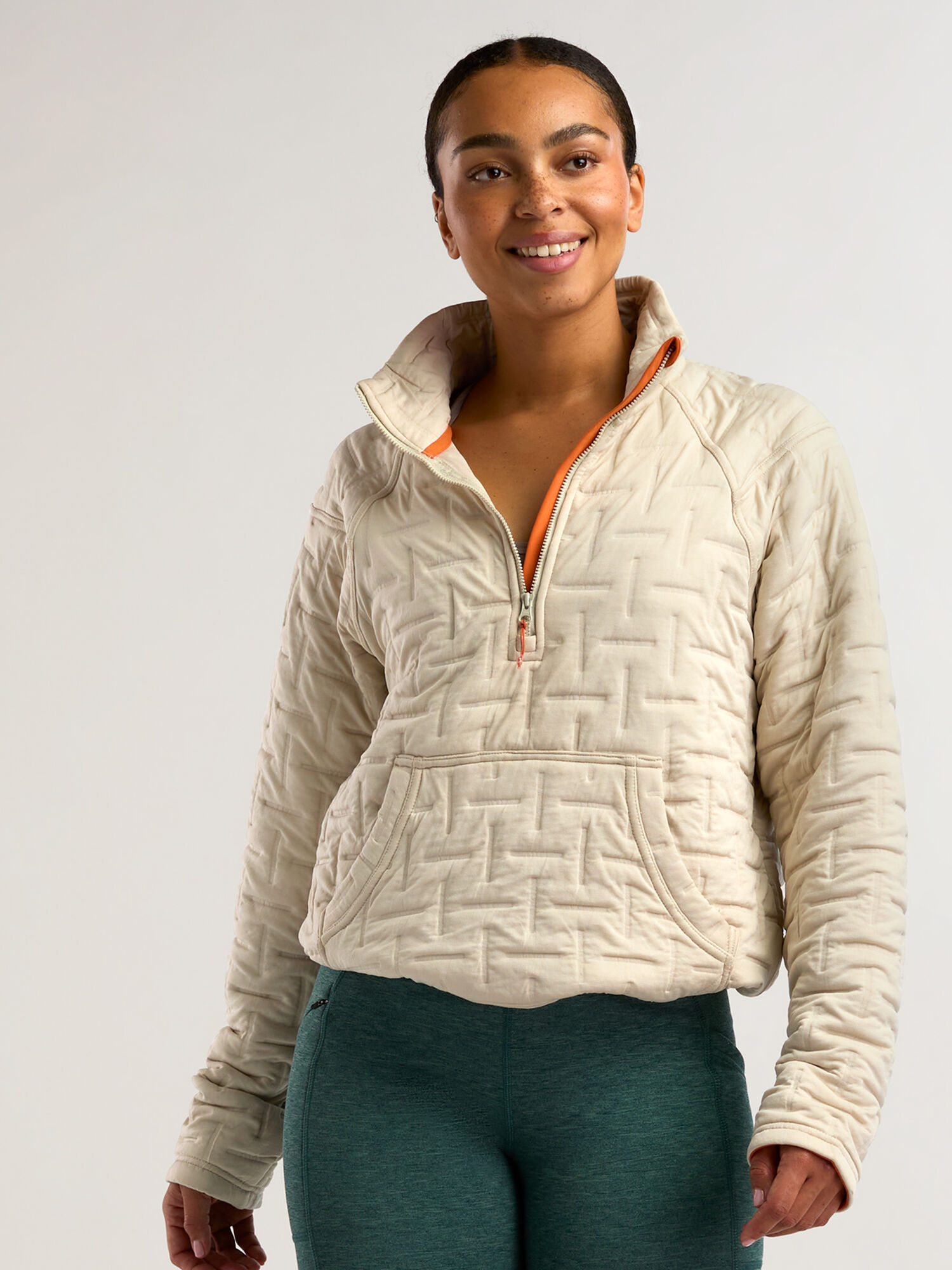 Outta Range Quilted 1/4 Zip Pullover, , original