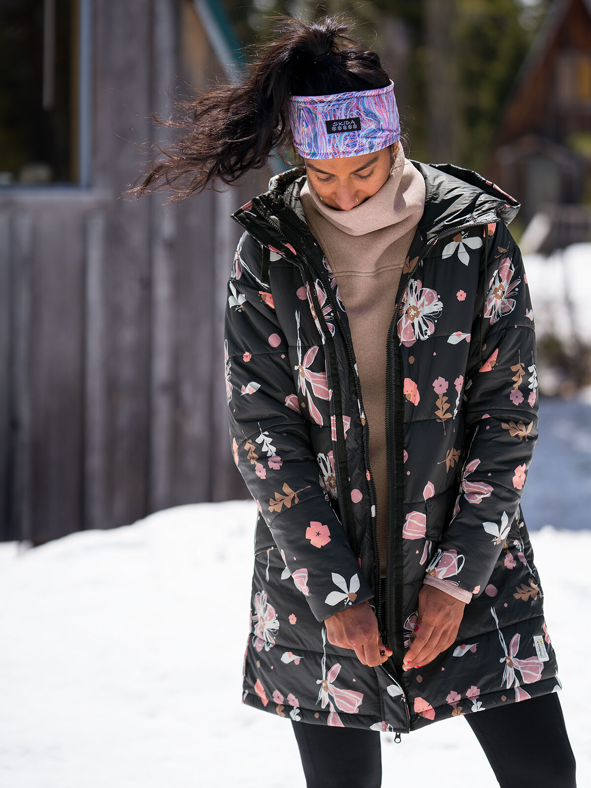 Womens insulated best sale puffer jacket