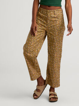 Toad&Co Wide Leg Cropped Pants Miraculous