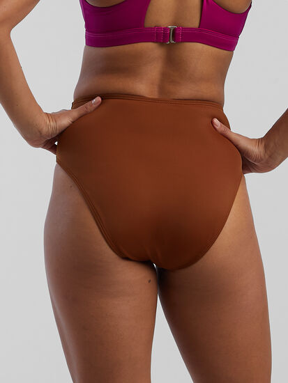 Streamline High Waisted Bikini Bottom - Solid, , original