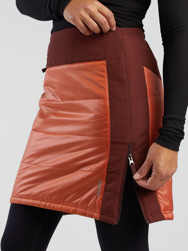 Bun Warmer Quilted Midi Skirt, , original