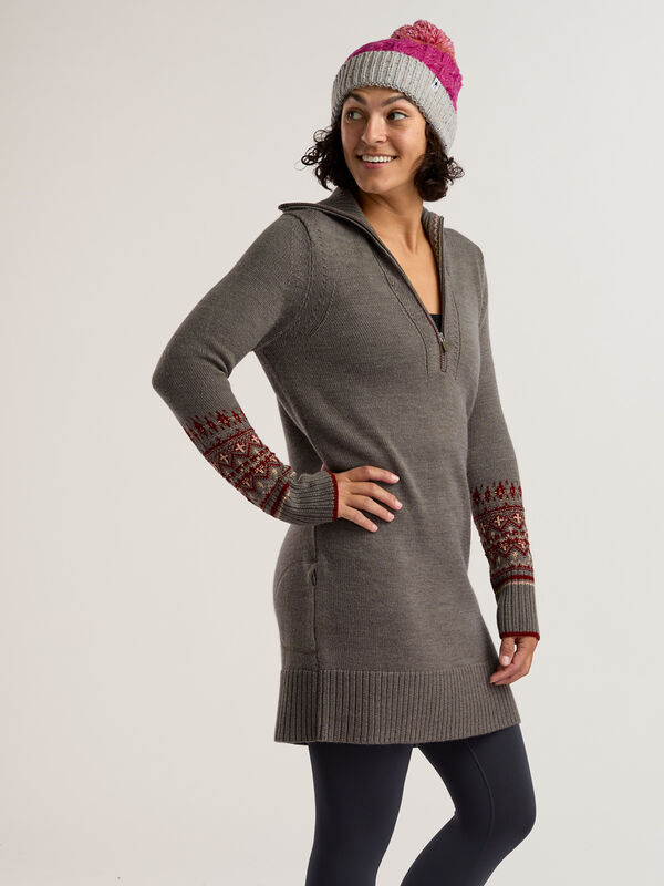Tropo 1/4 Zip Sweater Dress, , original