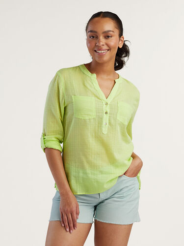 Moorea Gauze Textured Shirt