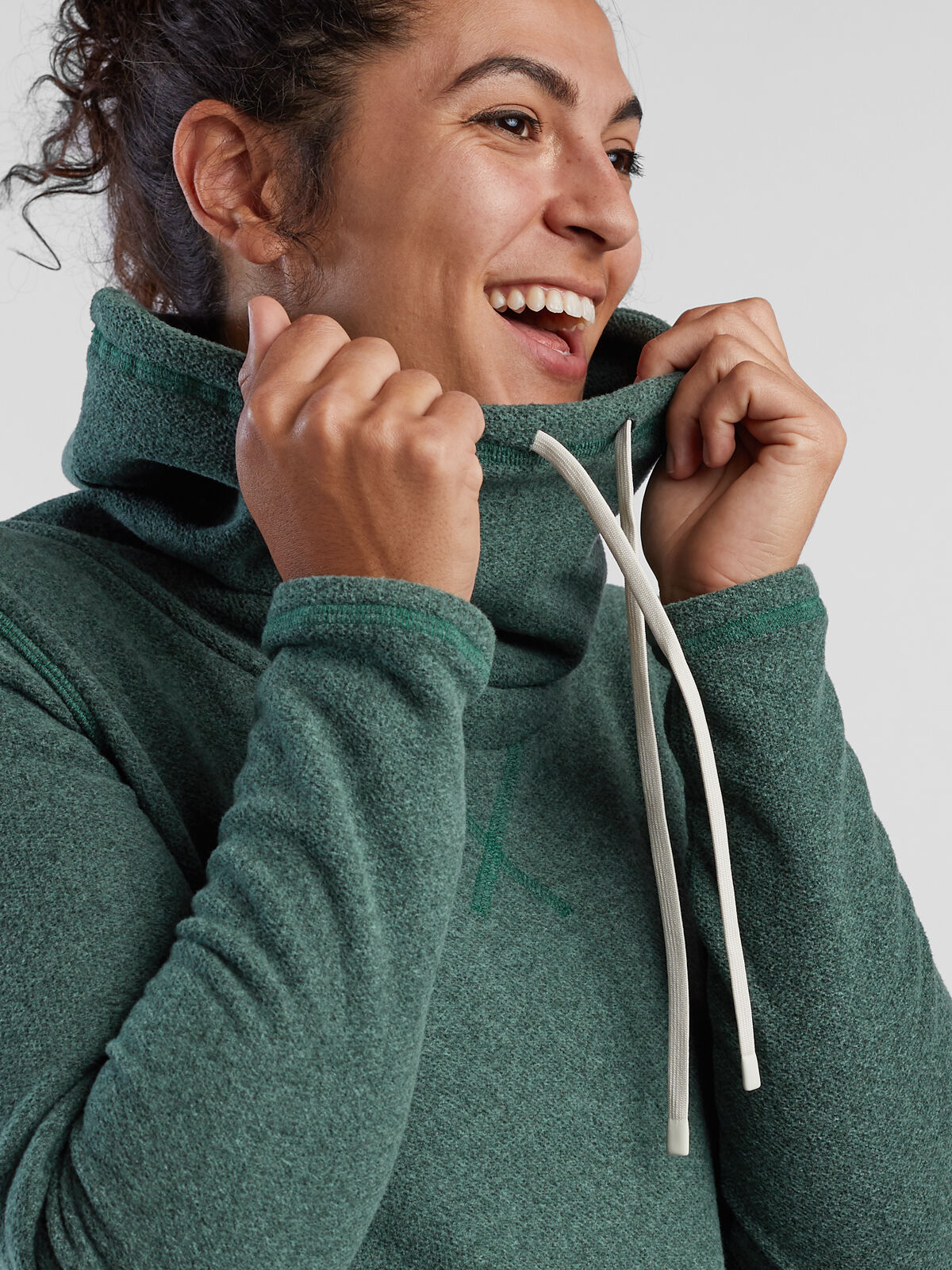 Funnel neck fleece 2025 pullover