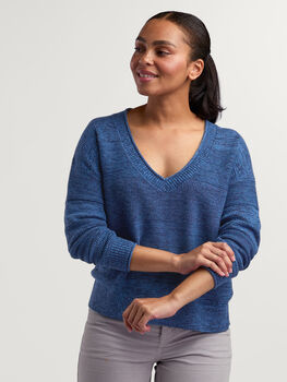 Women&rsquo;s Relaxed V-Neck Sweater Avila