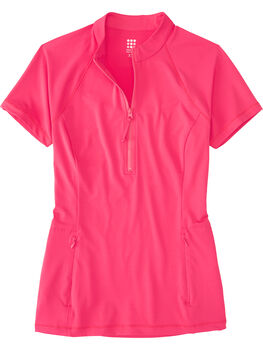 Sunbuster 1/2 Zip Short Sleeve Sun Shirt - Solid