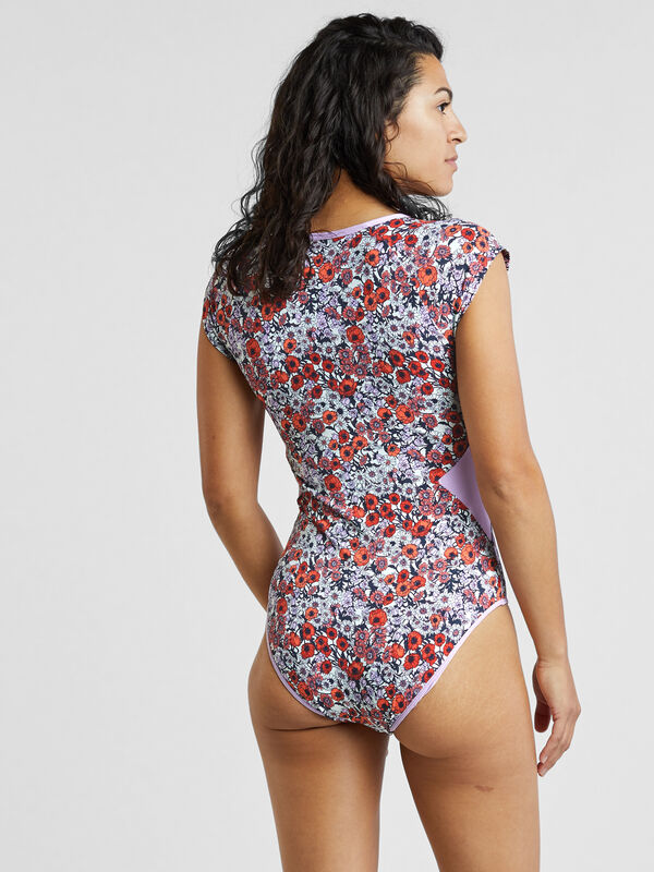 Barrel One Piece Swimsuit Zip Front - Poppy, , original