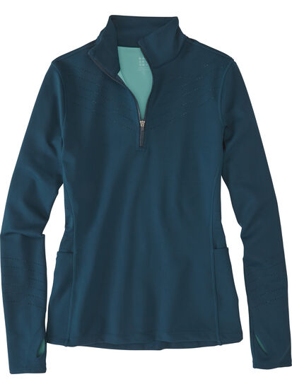 Mad Dash Lite 1/4 Zip Pullover - Perforated: Image 1