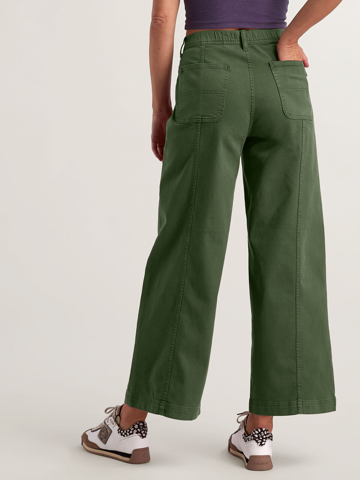 Toad&Co Women's Linden Wide Leg Canvas Pants | Title Nine