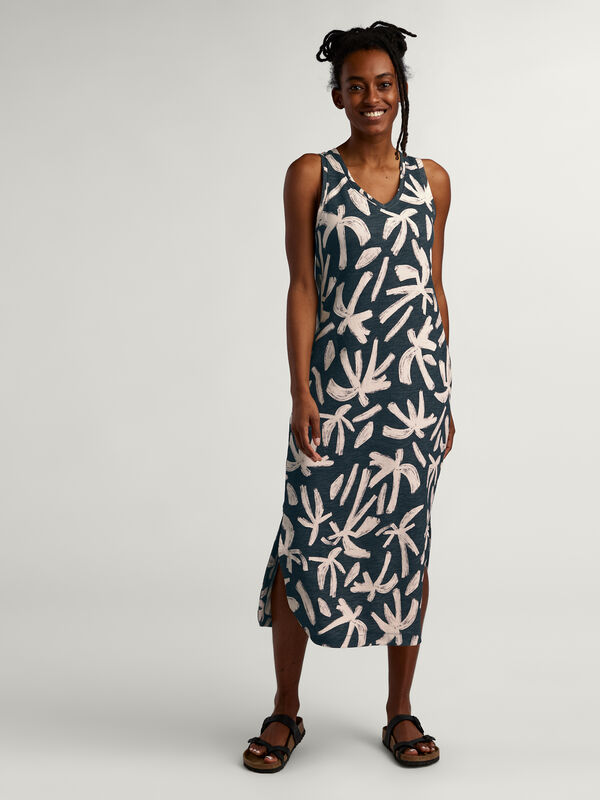 Women&rsquo;s Petite Midi Dress with Built-In Bra Danvers