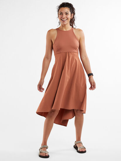 Surge High-Low Dress: Model Image
