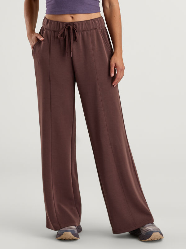 prAna Overland Wide Leg Travel Pants Tencel