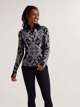 Kari Traa Women’s Saga Half Zip Wool Performance Top