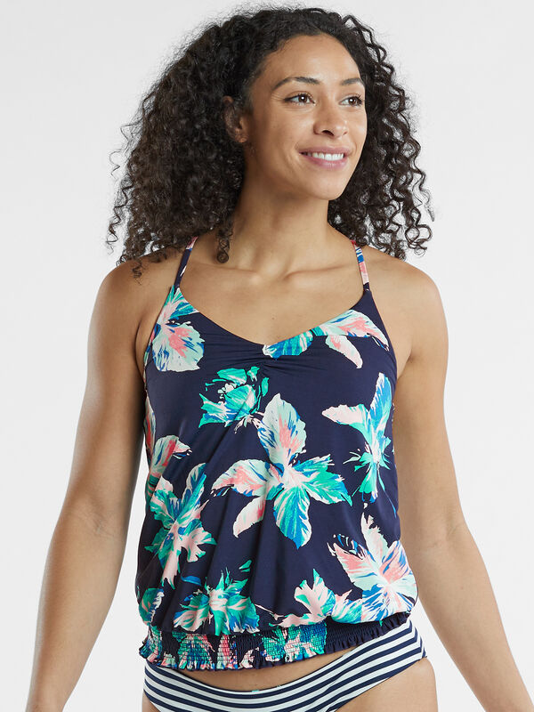 Steady Blouson Tankini Top - Stargazer, , original