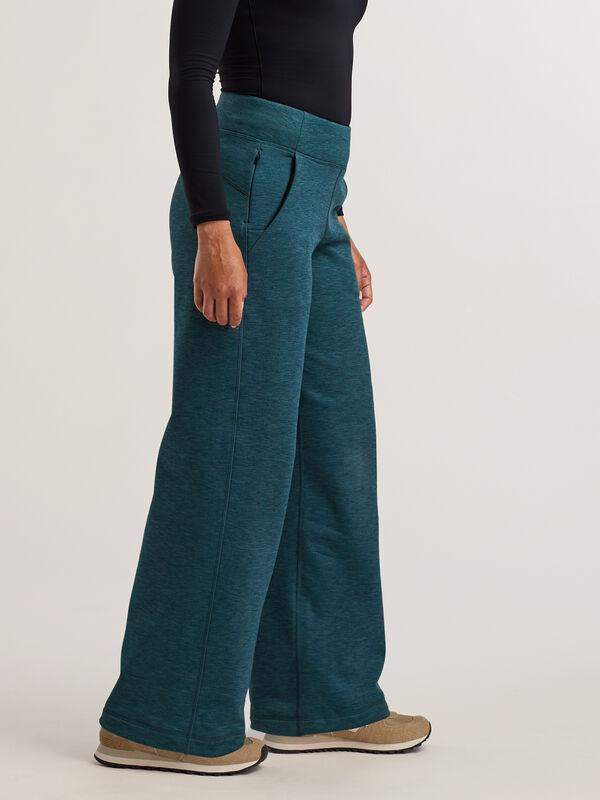 Crash Fleece Lined Wide Leg Pants - Petite, , original