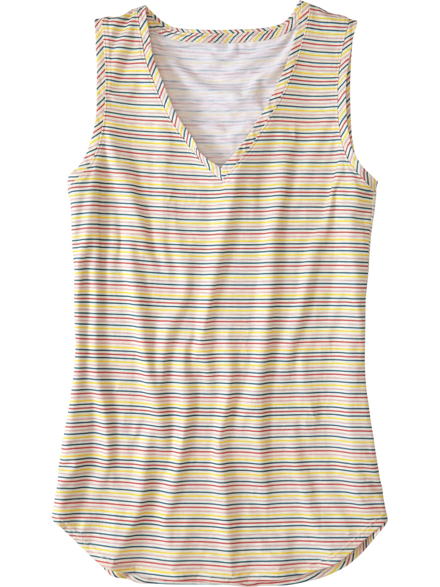 Henerala V Neck Tank Top - Little Stripe, , original