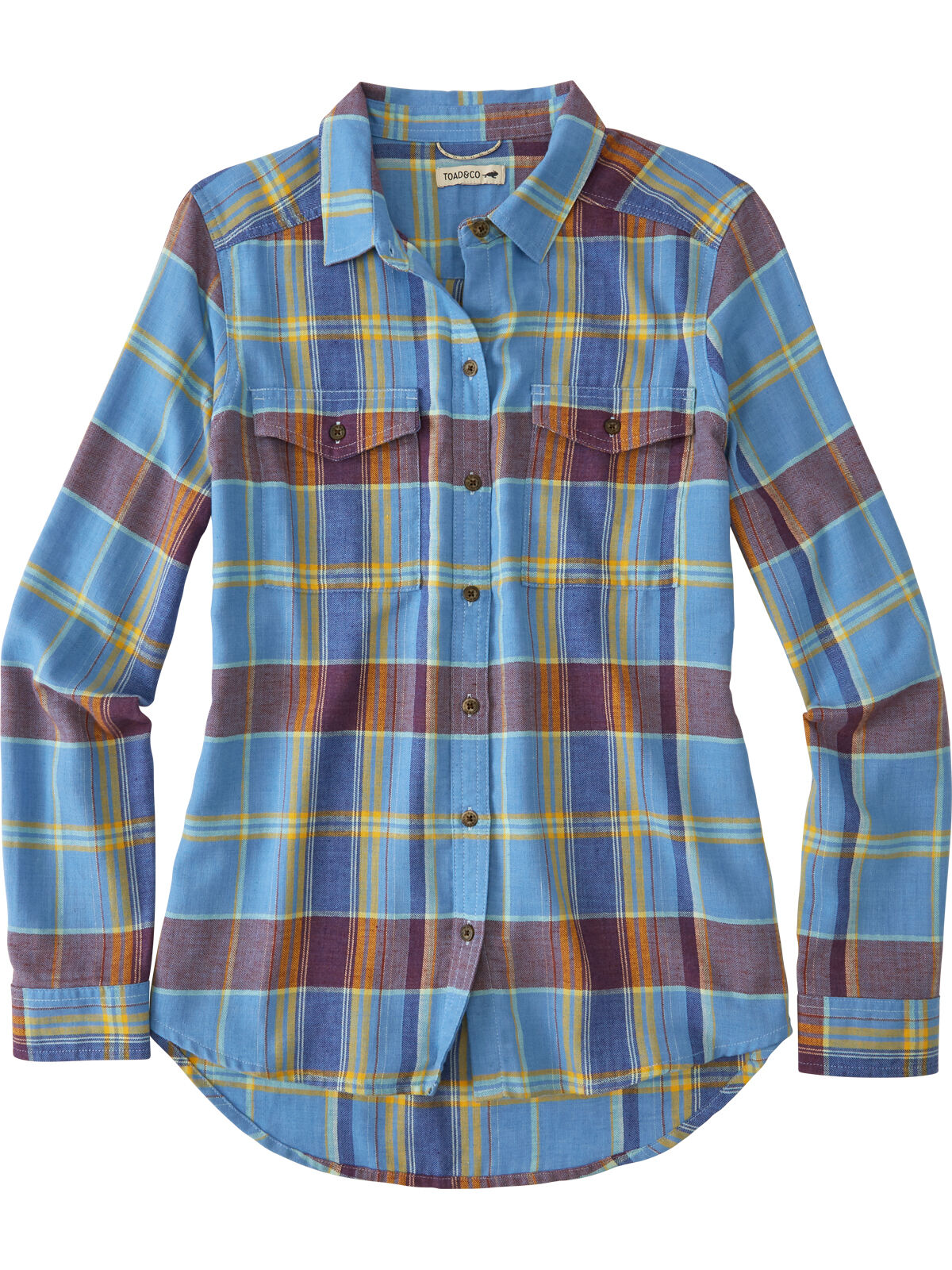 Toad&Co Flannel Shirtdress: Plaiditude | Title Nine
