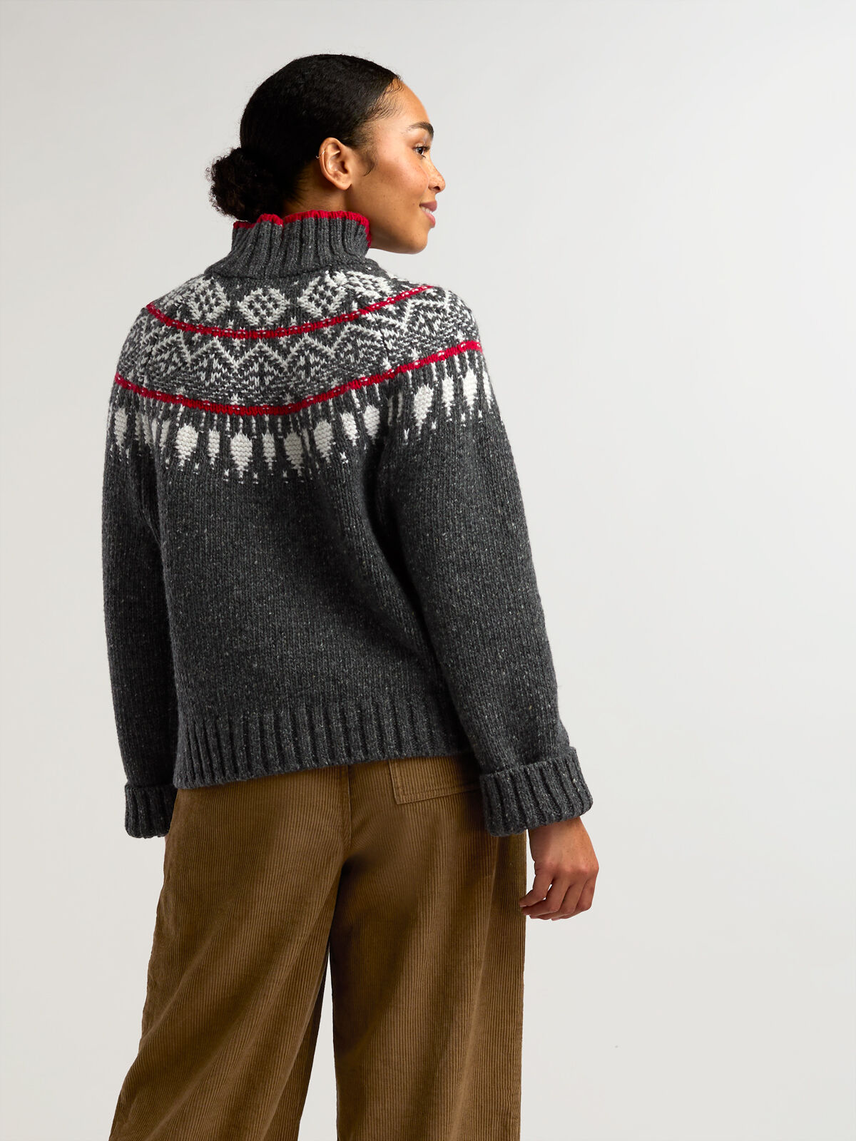 Women's Fairisle Merino Turtleneck Sweater