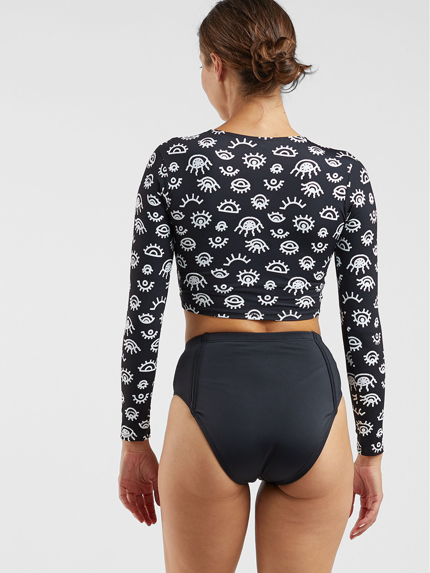 Long Sleeve Rash Guard Womens Boost Cropped Title Nine