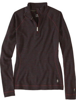 Wonder Woman 1/4 Zip Long Sleeve Top - Print