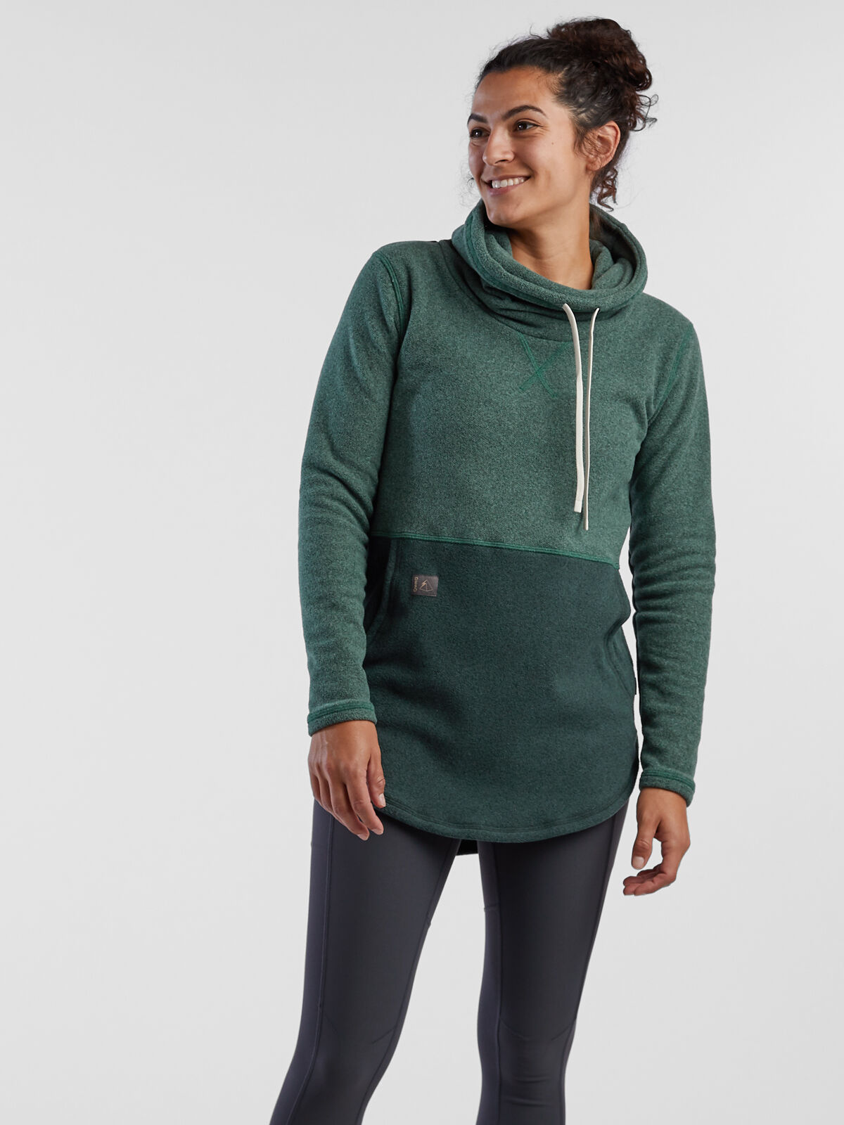 long sleeve fleece pullover