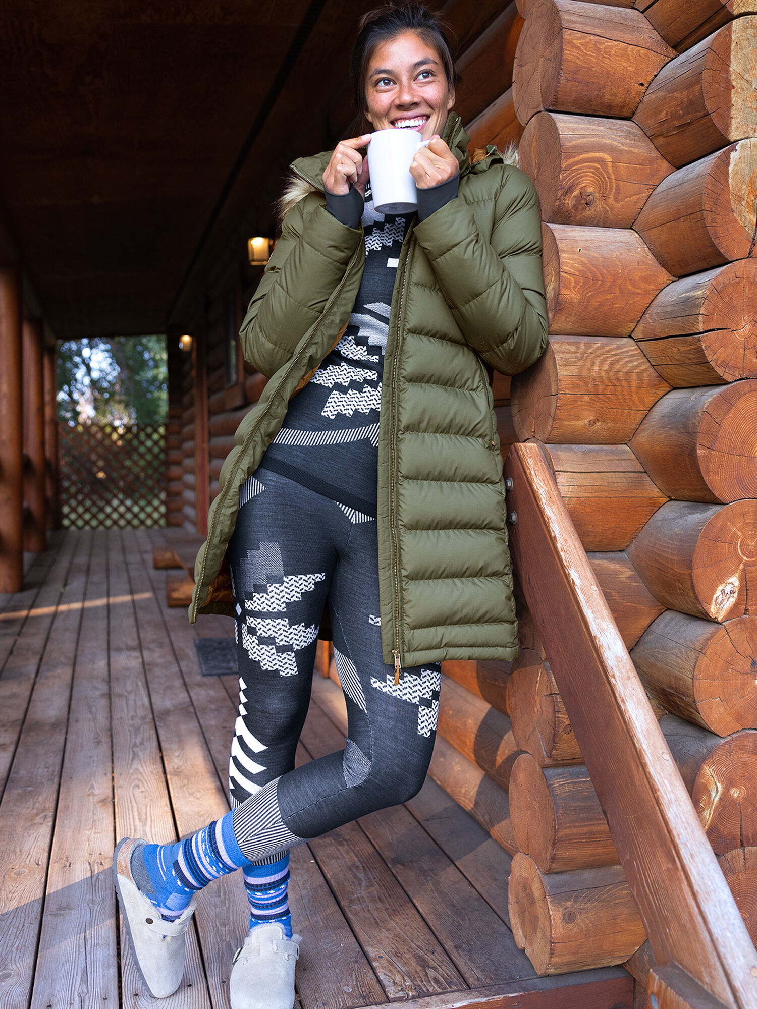 Faith 1/4 Zip Long Sleeve Top, , model