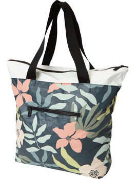 Aloha Zipper Tote Bag - Flora