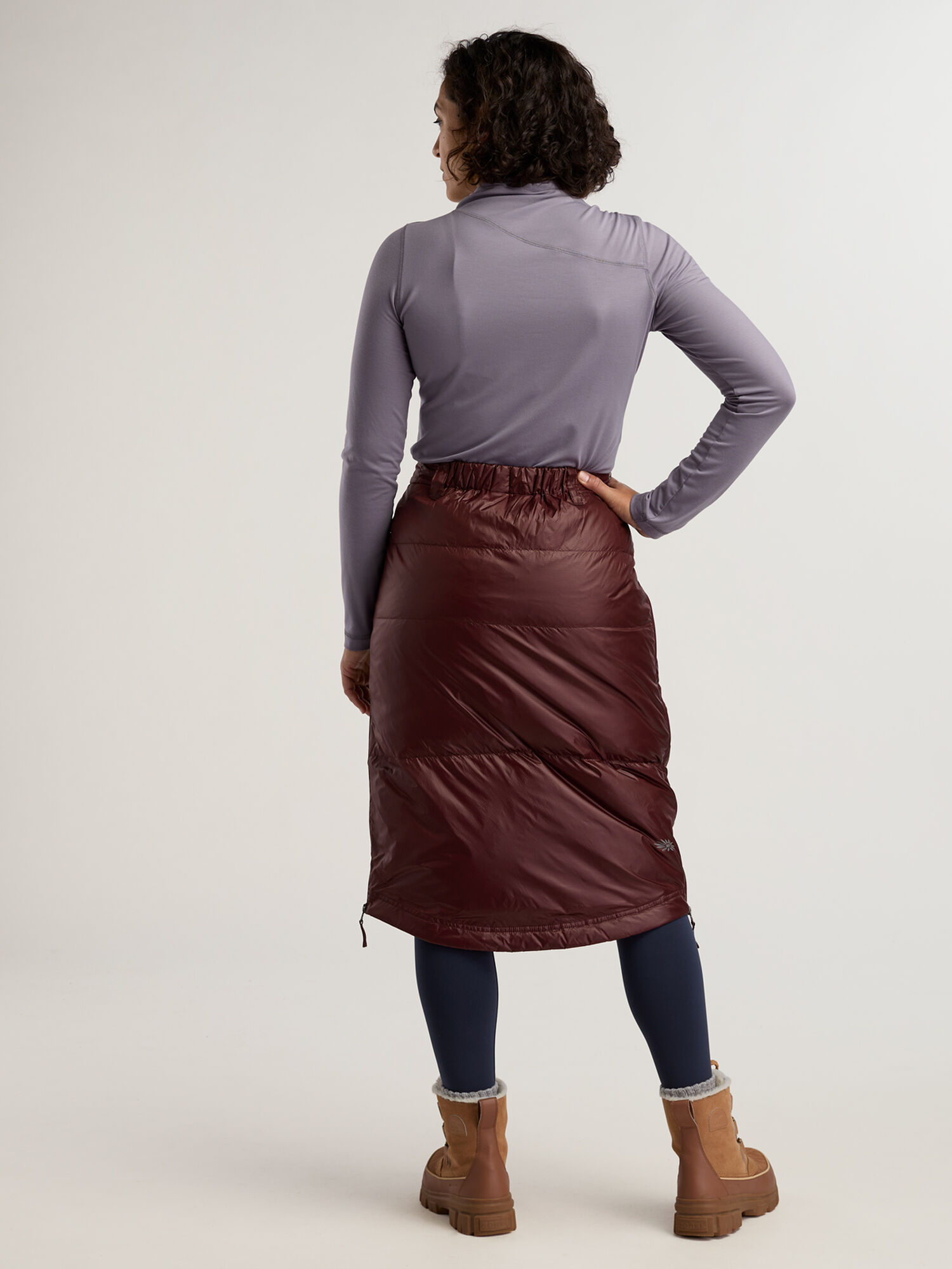 Bun Warmer Quilted Long Skirt, , original