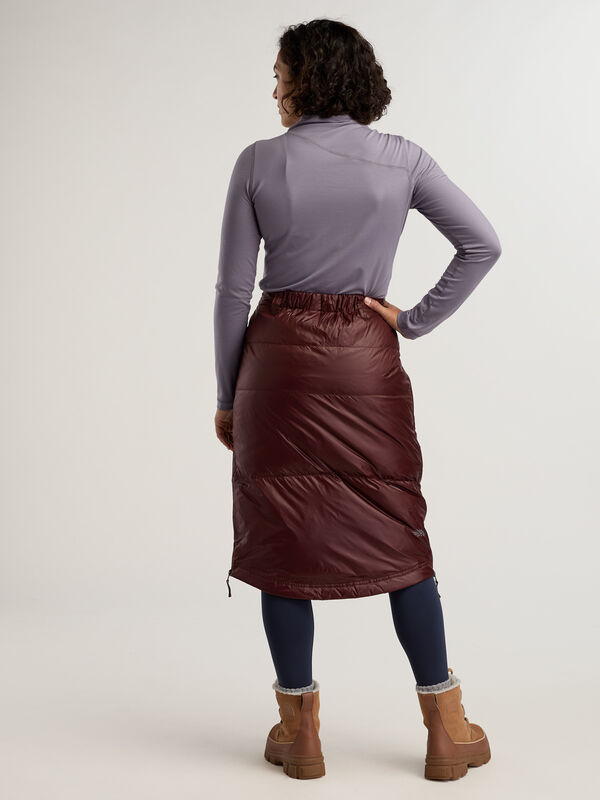 Bun Warmer Quilted Long Skirt, , original