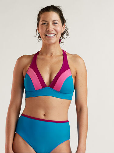 Set It and Forget It Bikini Top - Colorblock