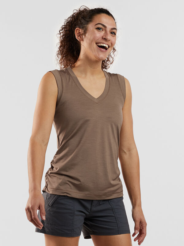 Solar Flair V Neck Tank Top, , original