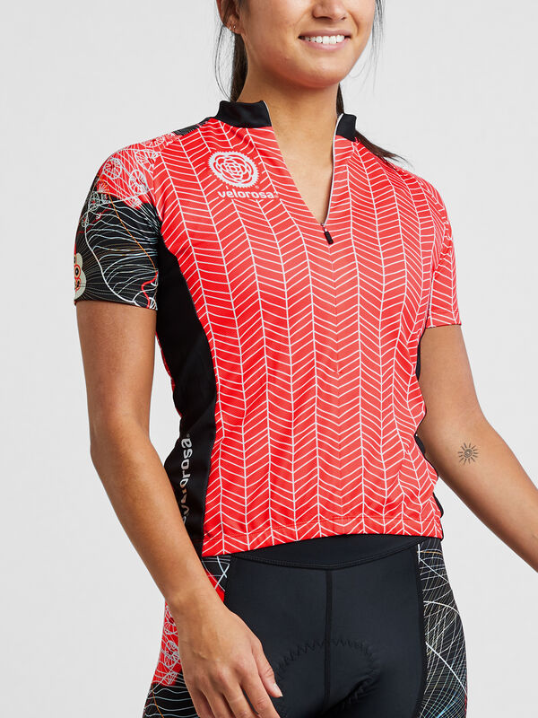 Ride Relentless Short Sleeve Cycling Jersey - Zen Garden, , model