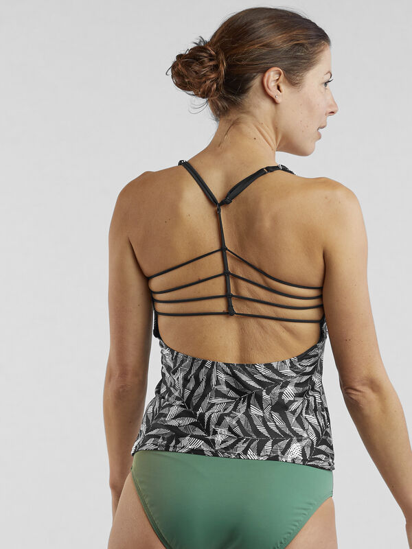 Desis Spider Tankini Top - Black Springtime, , original