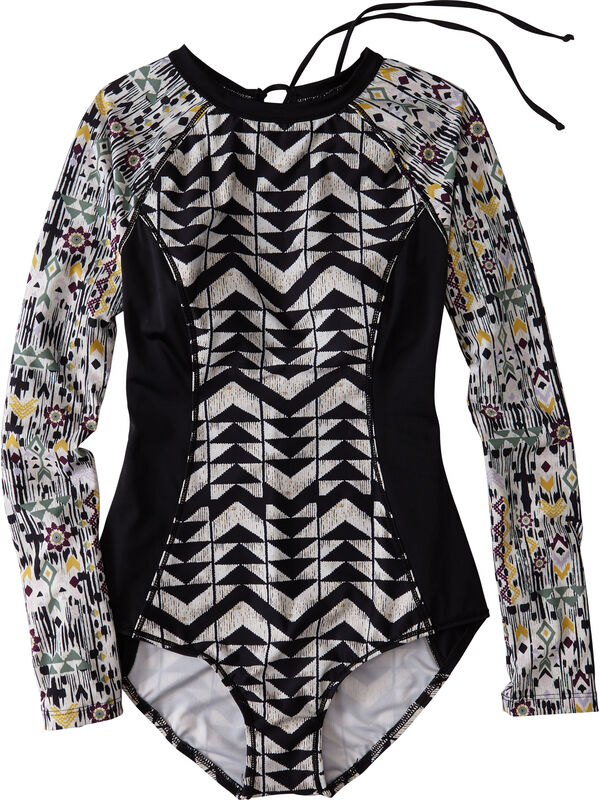 Zenith Long Sleeve One Piece Swimsuit - Anatolia, , original