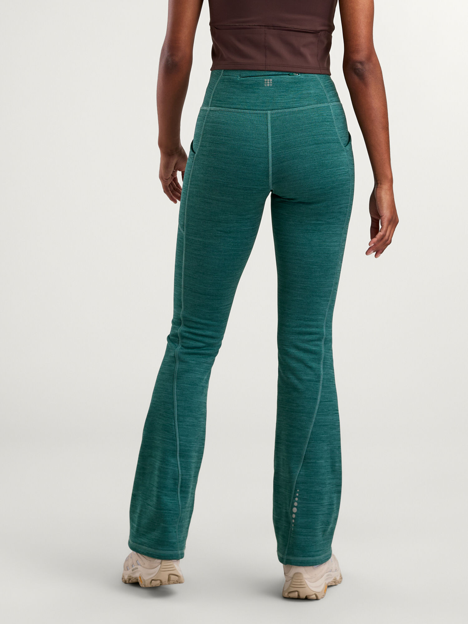 Crash Fleece Lined Flare Pants - Petite, , original