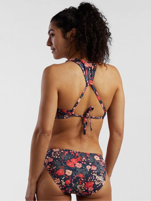 Selkie High Neck Bikini Top - Floral Crush, , original
