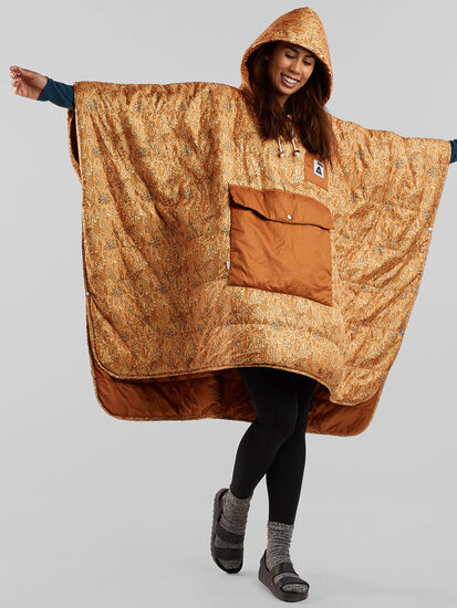 Twin Flames Camp Poncho, , model