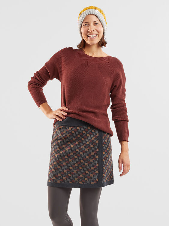 That's A Wrap Skirt - Houndstooth, , original