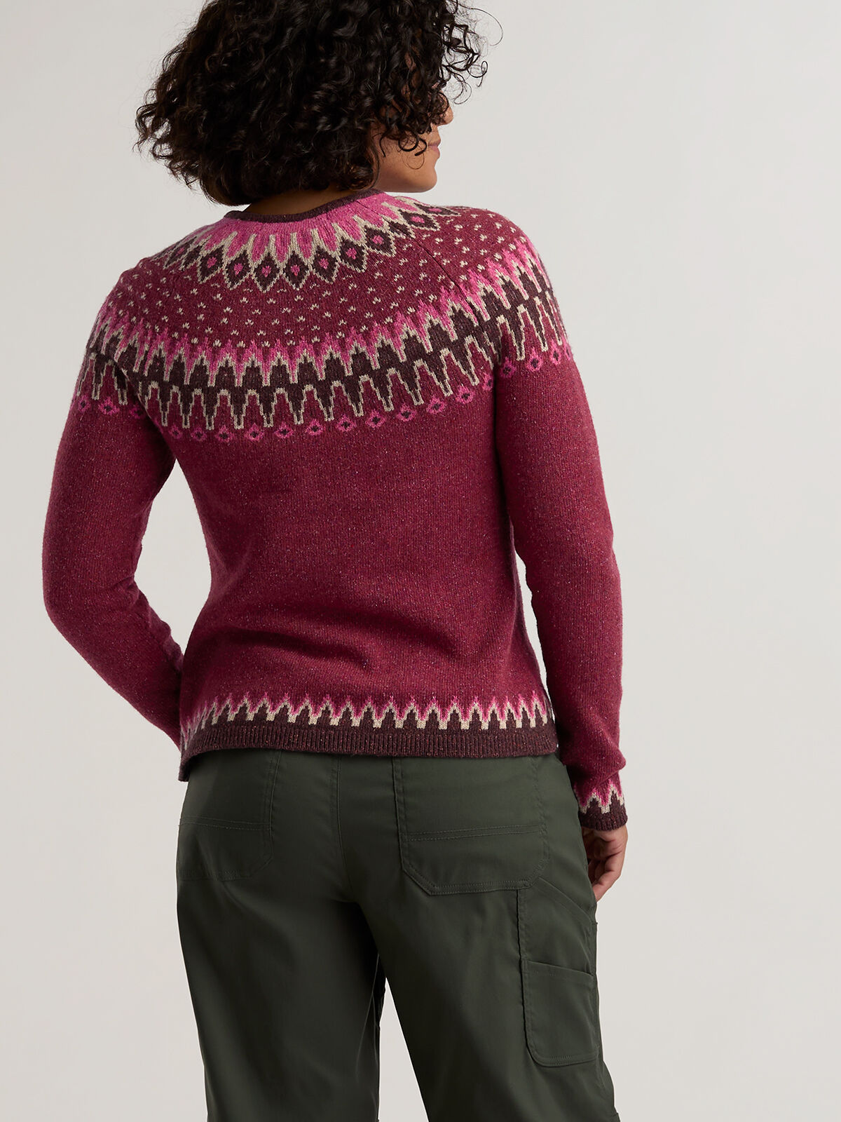 Women's Wool Ski Sweater: Por Vida