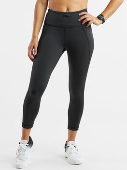Mad Dash Reversible Crop Tights - Jungle Mirage