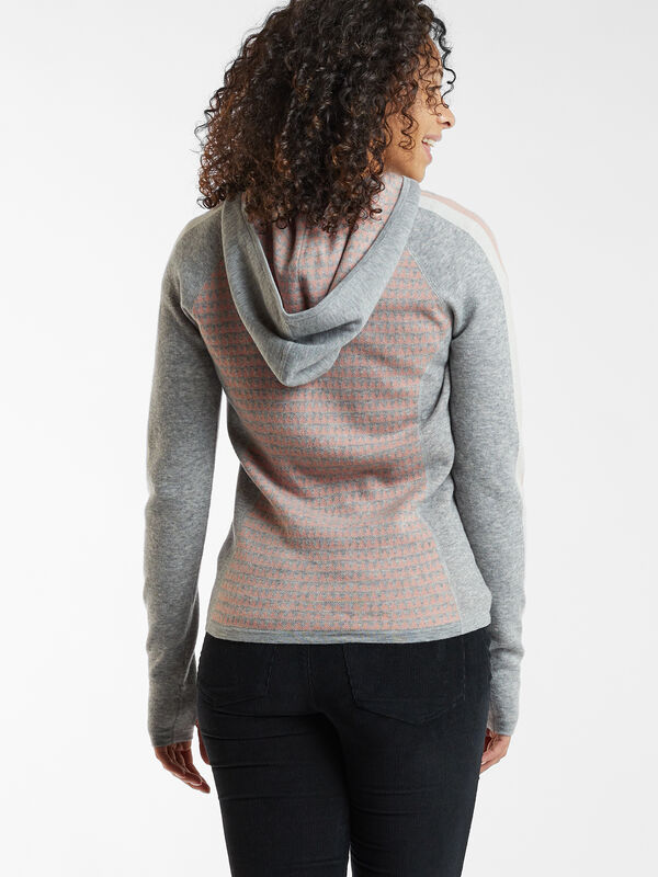 Super Power Full Zip Sweater - Houndstooth Geo, , original