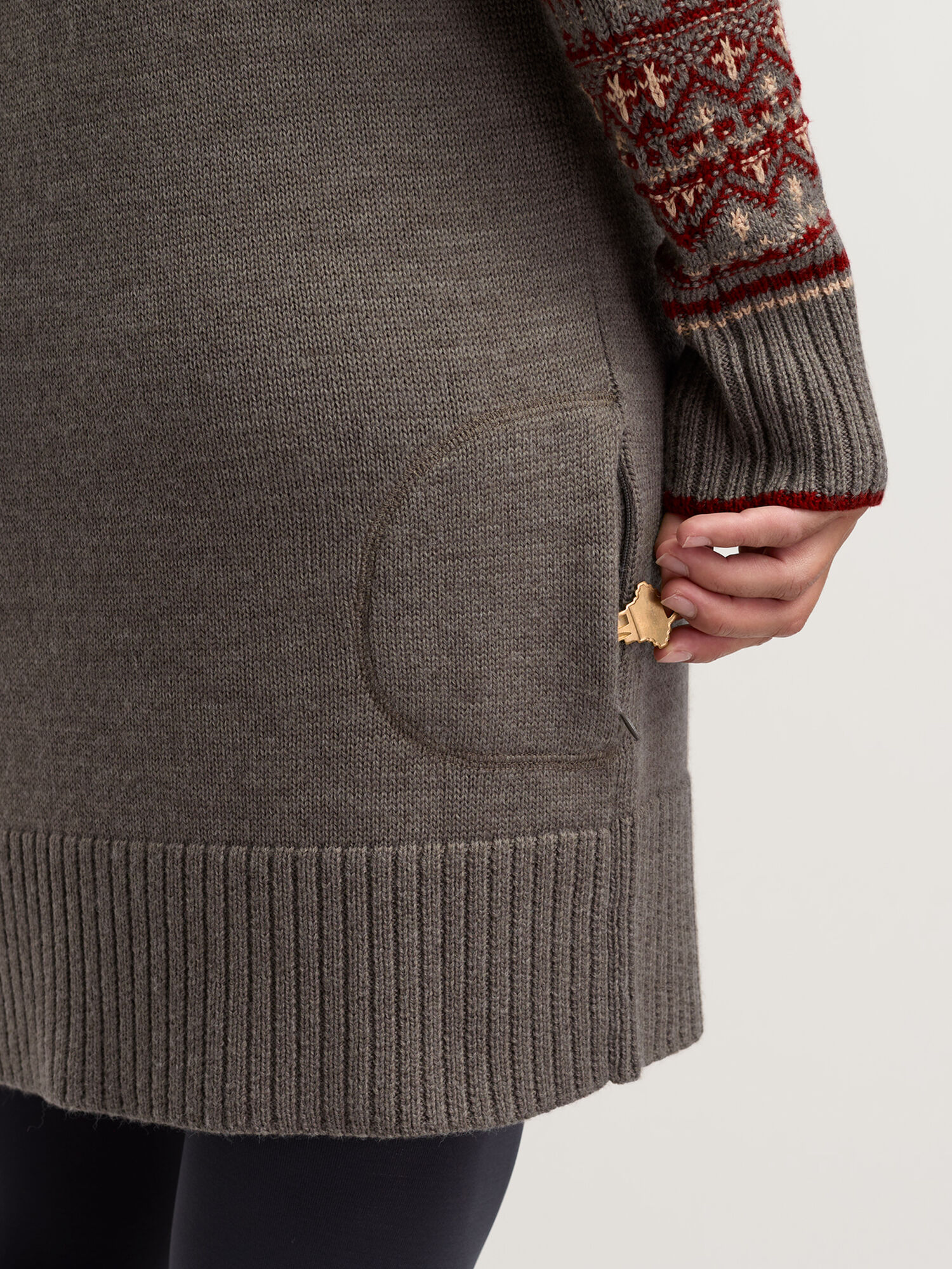 Tropo 1/4 Zip Sweater Dress, , original