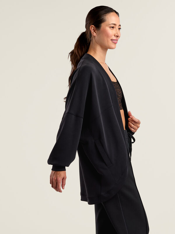 prAna Overland Open Front Cardigan Post Workout
