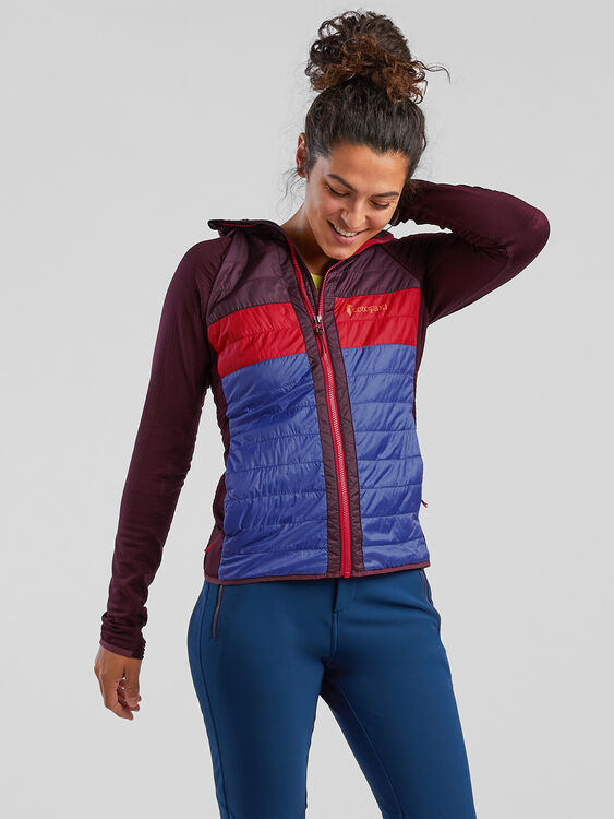 Cotopaxi CAPA Hybrid Insulated Hooded Jacket - Women's Wine / Amethyst XS