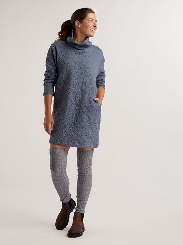 Women’s Hulp Long Sleeve Cotton Blend Dress