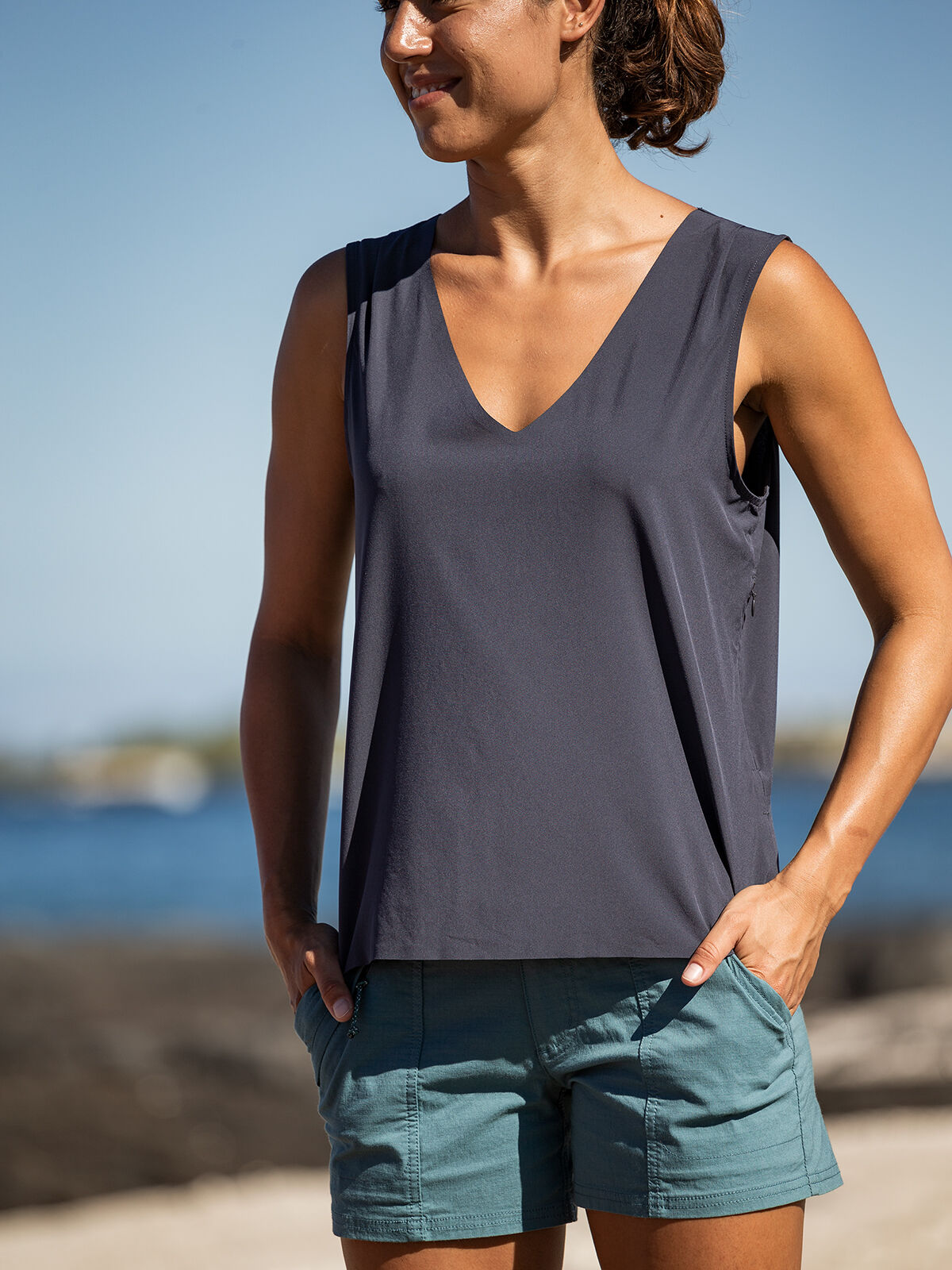 Women's sleeveless athletic store tops